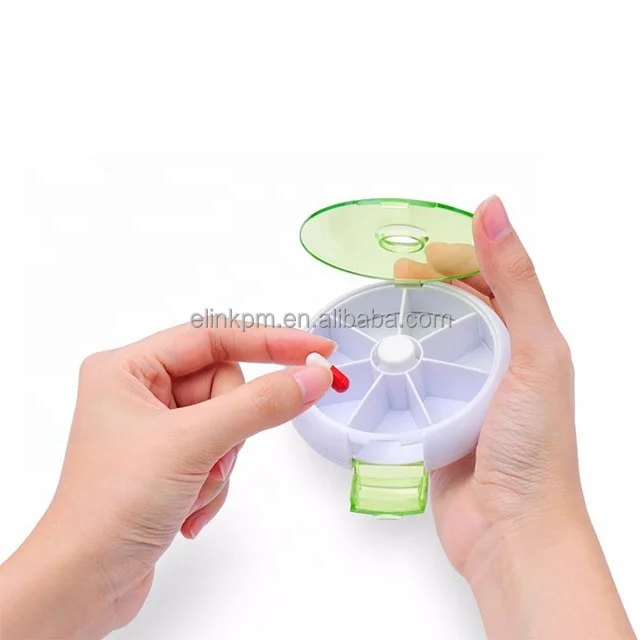 Durable Pill Dispenser Box Holder 7 day For Travel