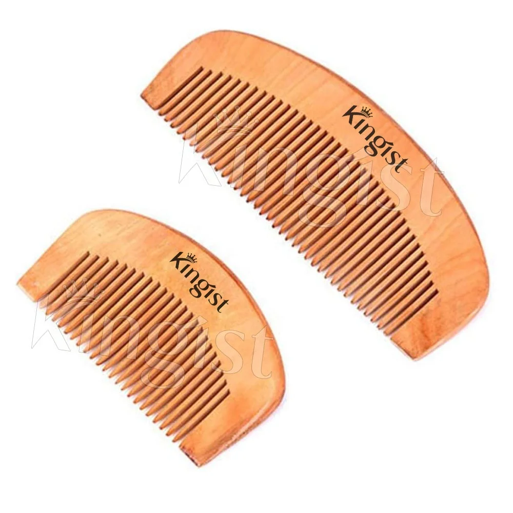 hot selling customized logo beard wooden comb hair comb comb for men