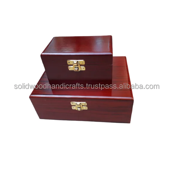 Wooden handicrafts Cherry color mdf  cremation urn for pet ashes