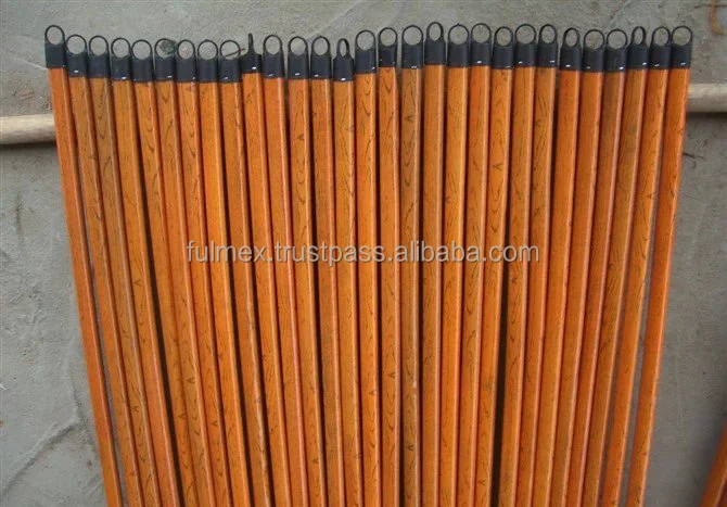 Vietnam wooden broom handle pvc coated grain wood broom rods mop stick making machine cheapest price