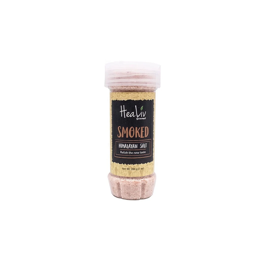 Himalayan Pink Salt Pakistan HeaLiv Gourmet Flavored Collection 220gms Salt Shaker Premium Quality