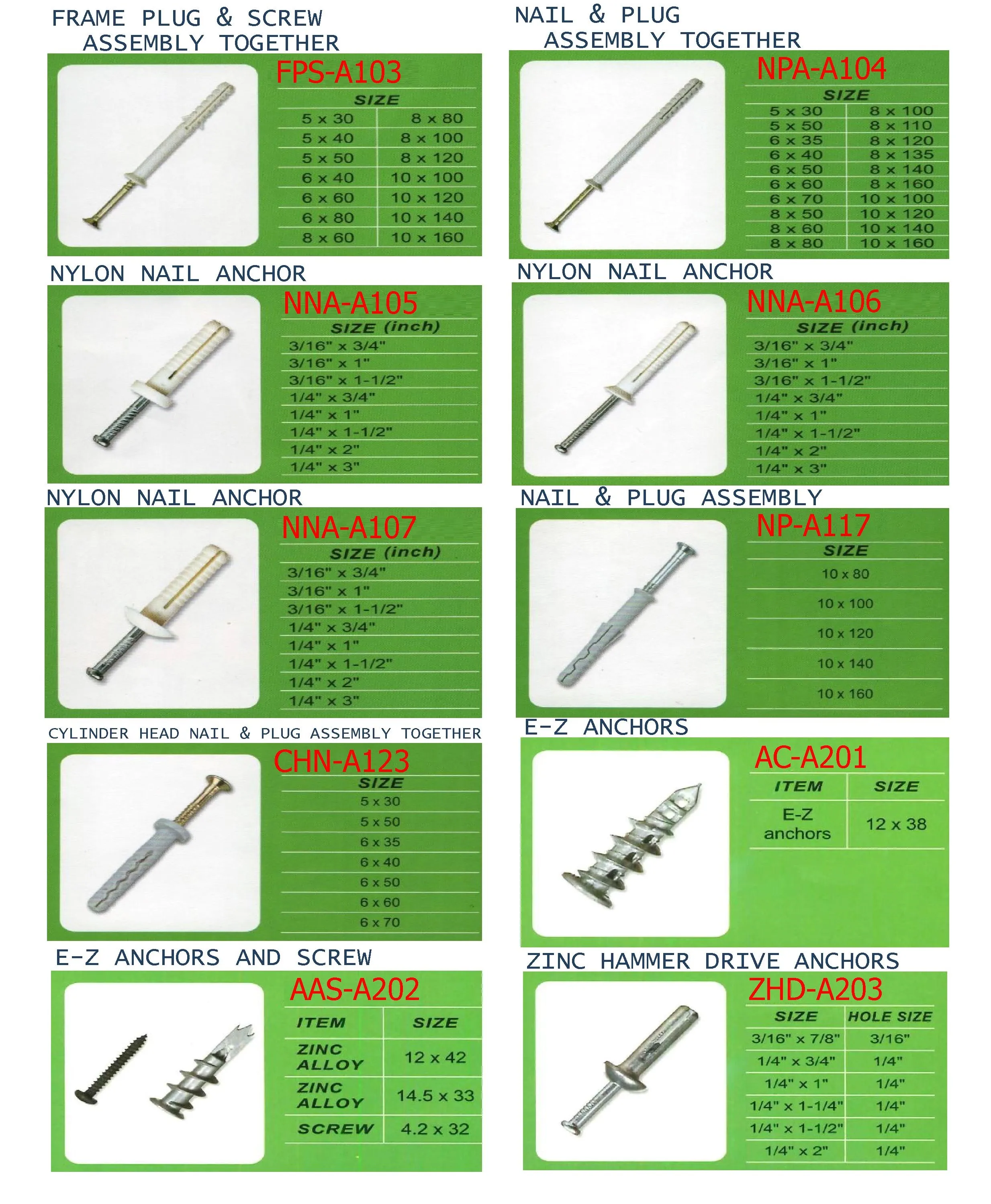 ПВХ полиэтиленовый настенный зажим крепежный пластиковый анкер