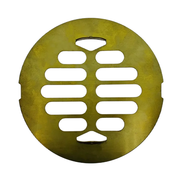 4-1/4 inch Snap-in Grid Shower Drain bathroom fittings brass