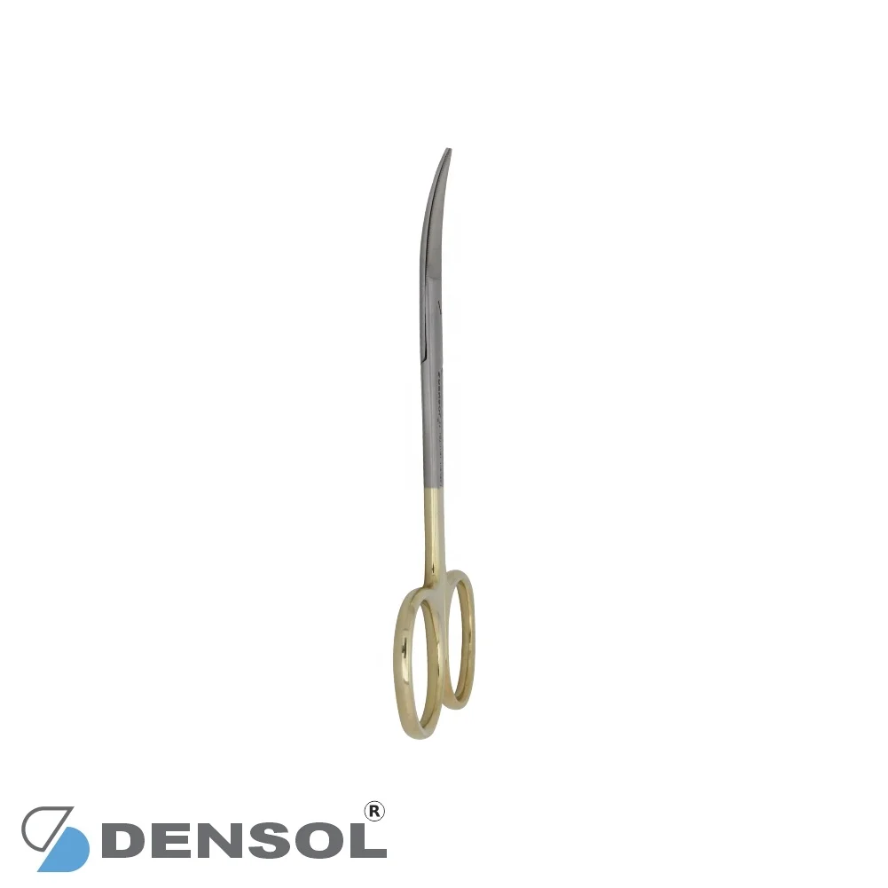 Tungsten Carbide Iris Scissors 11cm TC Straight Surgical Scissors Dental Instruments Sharp Blade With One Side Serrated