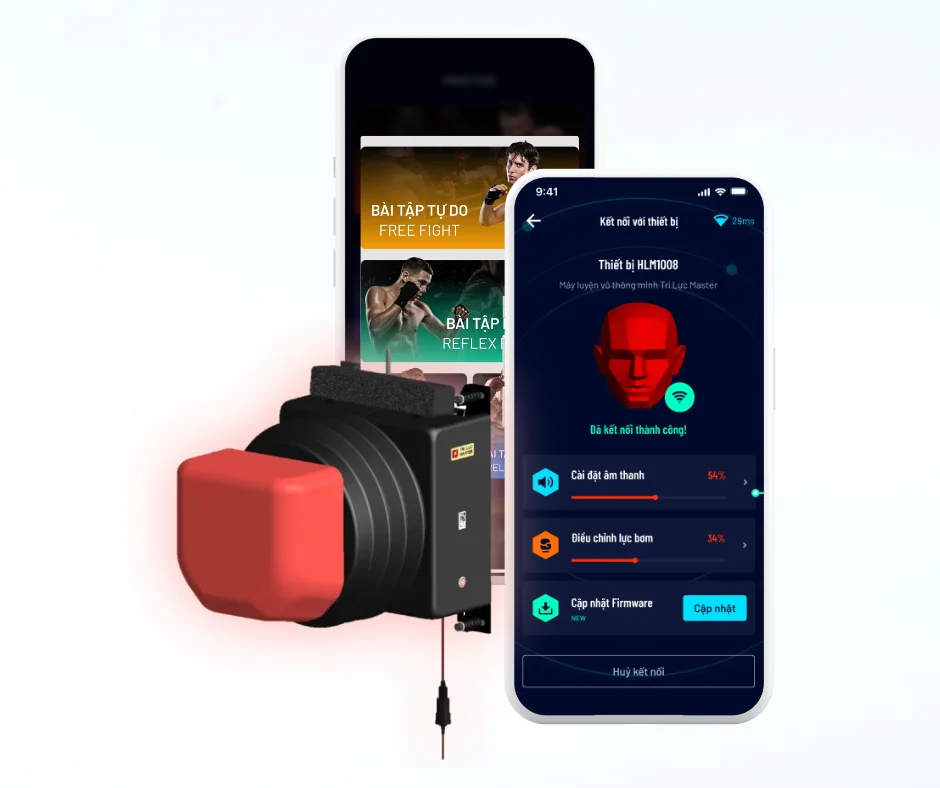 Champio Tri Luc Master boxing training machine: Connecting mind and muscle for martial arts, smart training machine