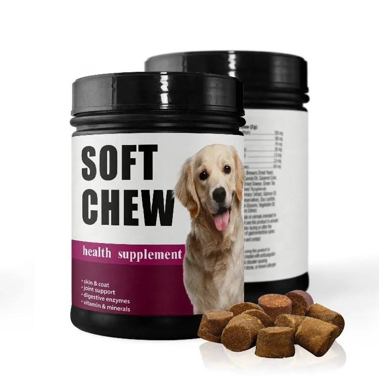 OEM & ODM, пробиотик для домашних животных, собака, Витаминная добавка, жевательные мышцы для собак, питательная Иммунная поддержка с высоким содержанием белка