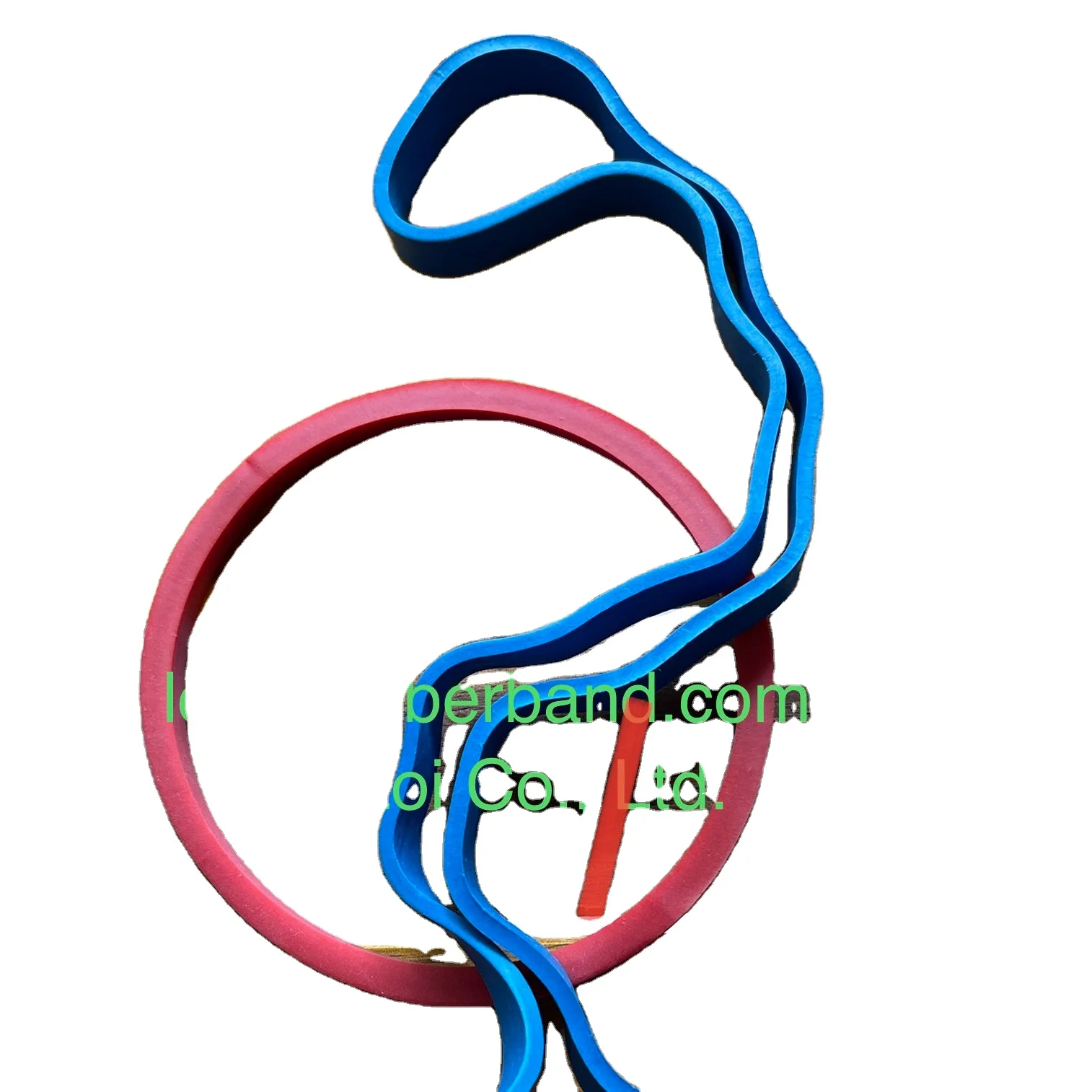 Wide Rubber Band 2022 Popular High Quality Wide BLUE and RED Color Rubber Band Elastic Natural Made in Vietnam