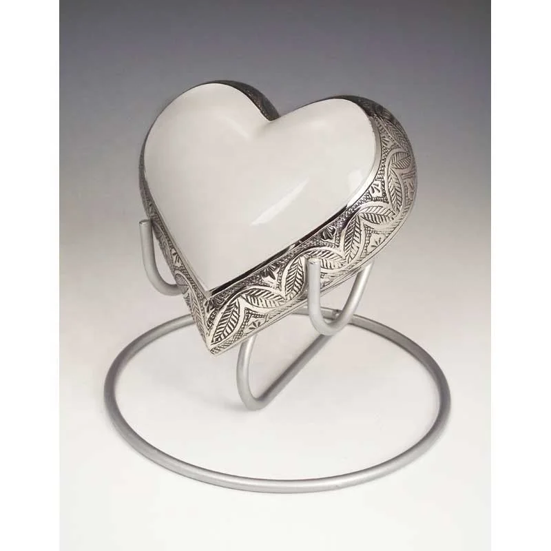 Урна с медной подставкой Blue Sky Heart keepsake по