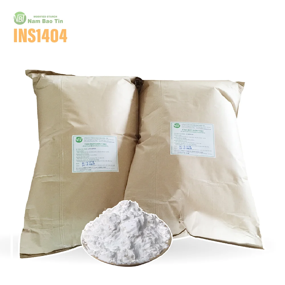 Sodium Hypochlorite Pure Powder Modified Tapioca Starch High Quality Oxidized Starch INS1404 Used For Food Paper Industry