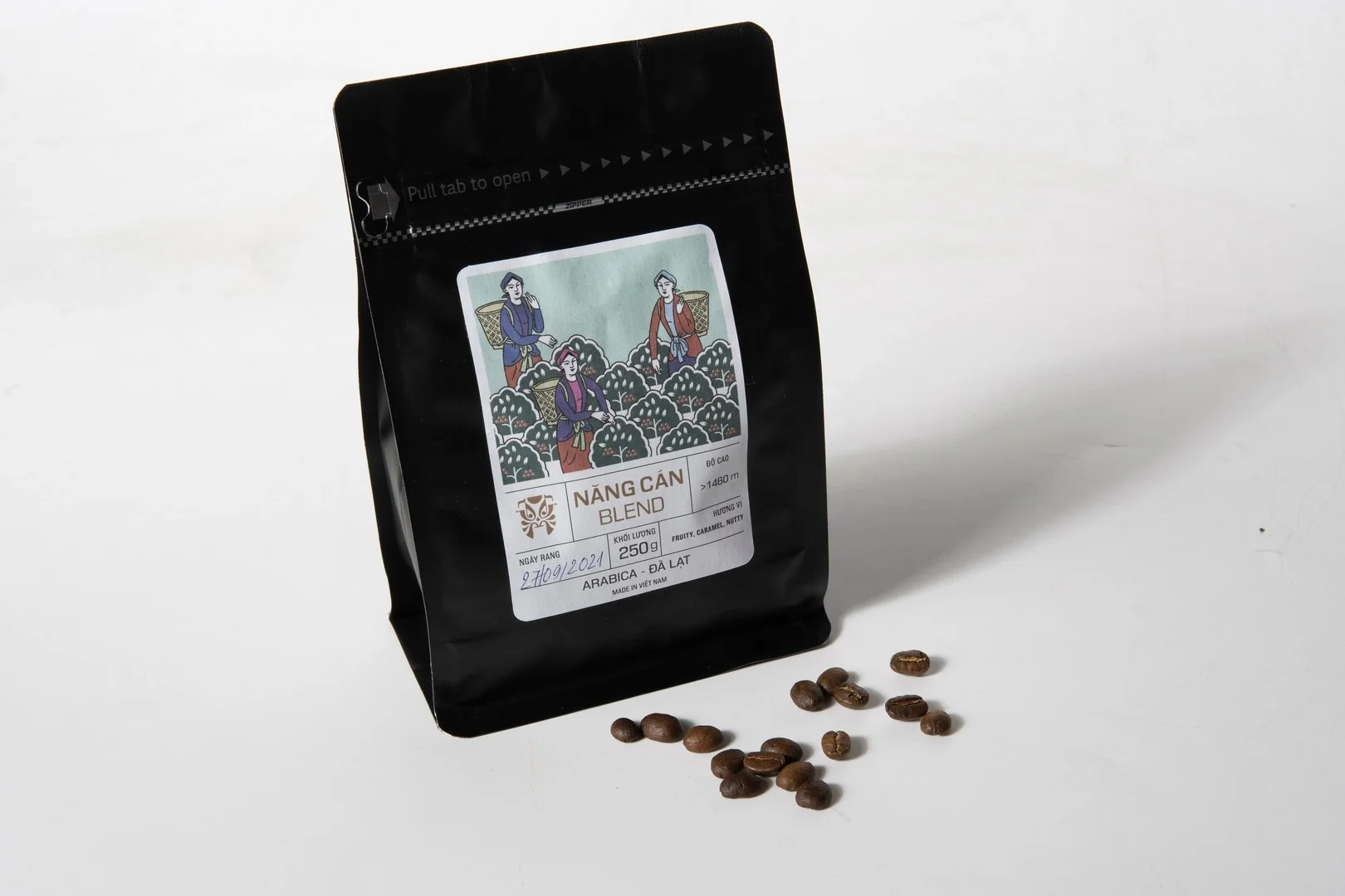 100% арабика-Премиум качество Арабика жареные кофейные зерна смесь для эспрессо Нанг банка