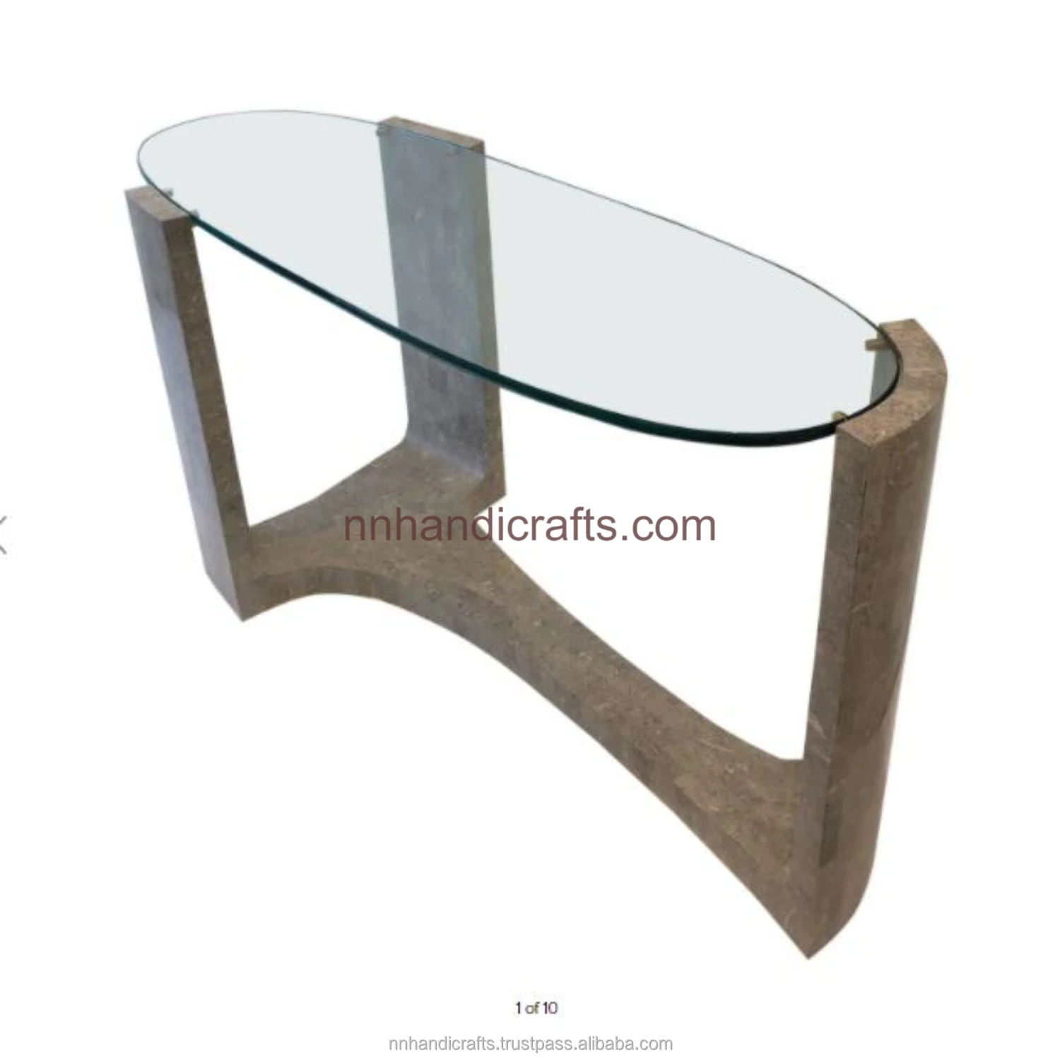 Craftsman Aluminium Metal Golden Plated Gold Glass Rectangular Console Tables Console Tables Console Tables For Farmhouse Hall