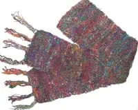 Fashionable silk scarf Custom Made echo friendly and sustainable handloom product made from recycled/upcycled silk