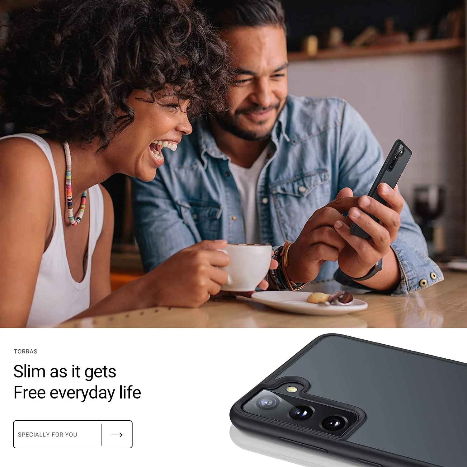  TORRAS Guardian фиолетовый для Samsung Galaxy S21 фирменный водонепроницаемый ударопрочный Прозрачный матовый Жесткий Чехол мобильного телефона