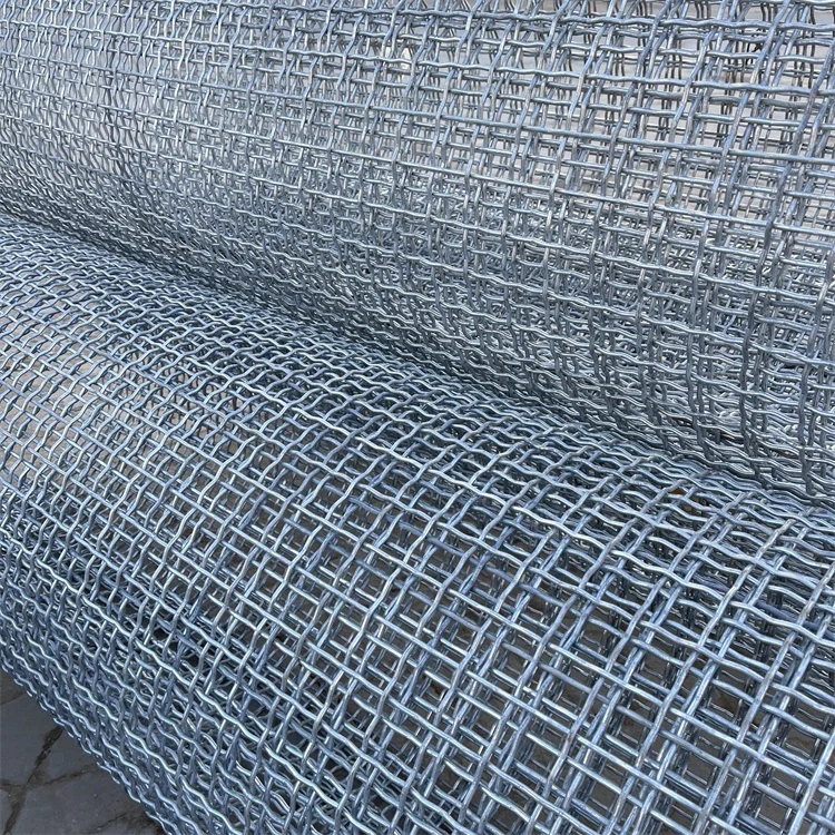 stainless steel ore vibrating screens mesh galvanized crimped wire mesh panels