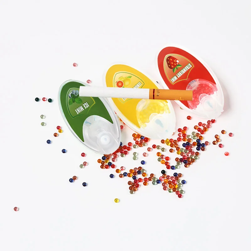 Flavour Ball  holder cigarettes smoking filter capsule rods dual filtration cigarette  burst  beads