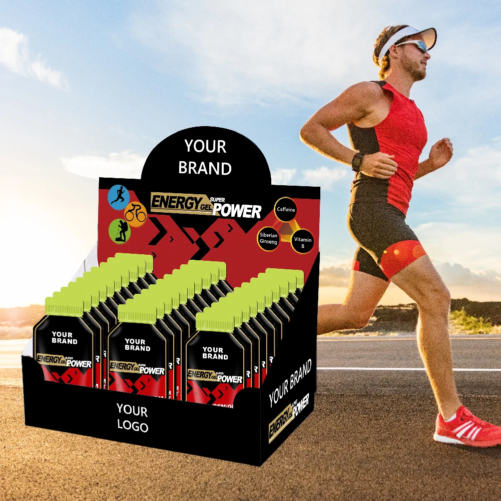 Customize energy gel gu White Grape Flavour 45*30pc