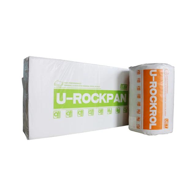 Building curtain wall with low thermal conductitivty Thermal Insulation 100kg/m3 Basalt Mineral wool Slab Rock wool Panel