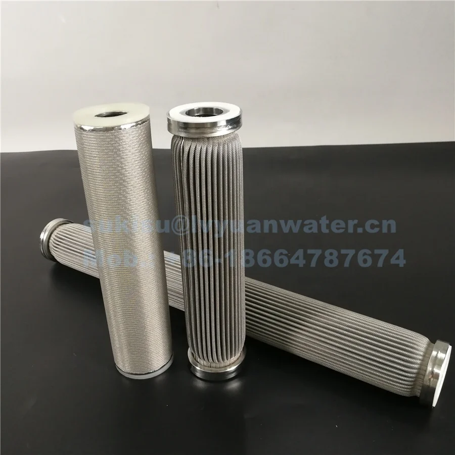 0.2 0.5 1 5 10 25 50 micron Backwashable Titanium Stainless Steel mesh Sintered porous Metal filter cartridge