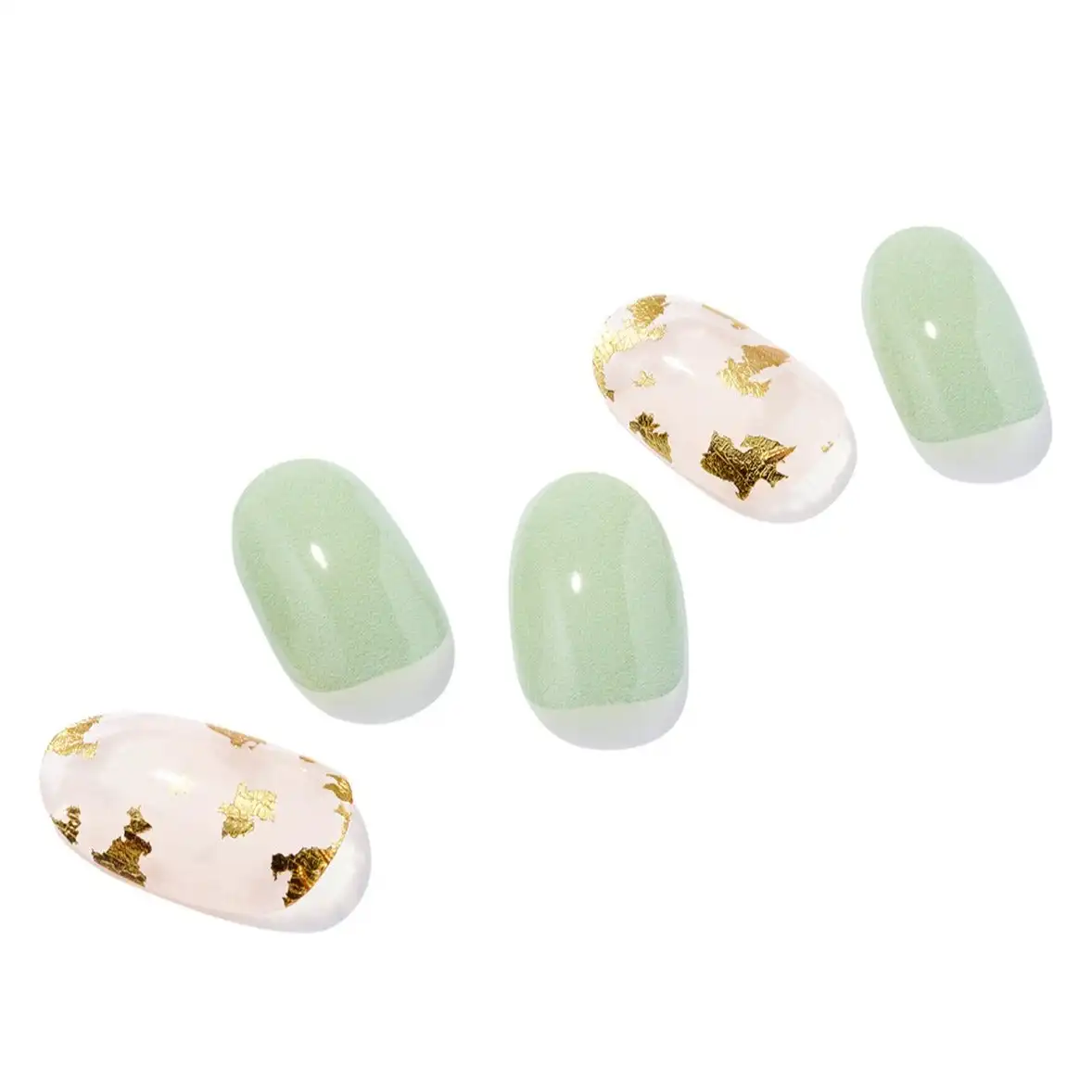Korean 100% Real Salon Quality Press on gel nails Gel Nail sticker manicure Wholesale Certified