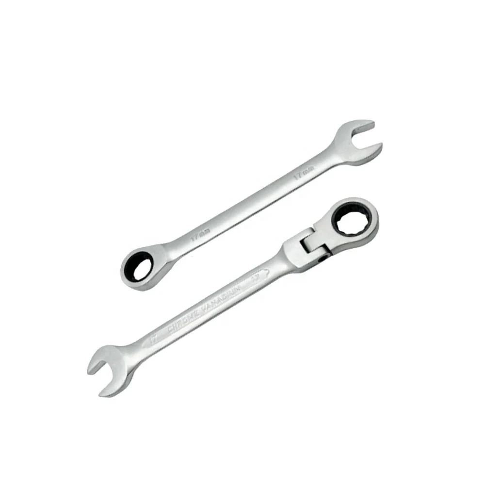 19mm Spanner 72-Tooth Ratchet Wrench Open End Ratcheting Combination CR-V Hand Tools
