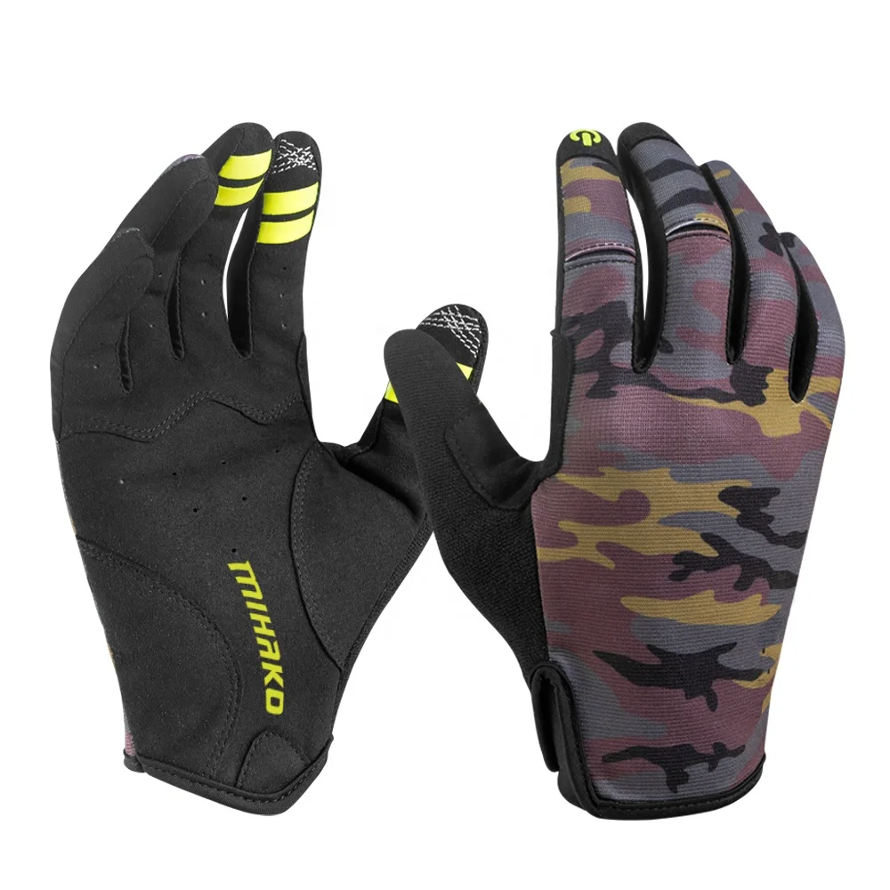 Non Slip Full Finger Protection Touch Screen Motorcycle Motocross Racing Gloves Custom MTB  BMX MX Downhill Motorbike Gloves