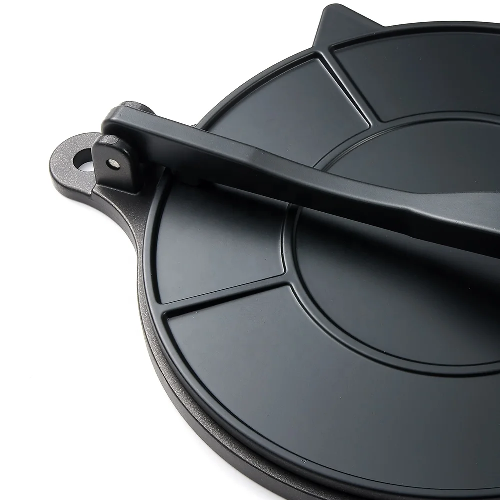 Kwang Hsieh 8 Inch Cast Aluminum Manual Tortilla Puri Roti Press