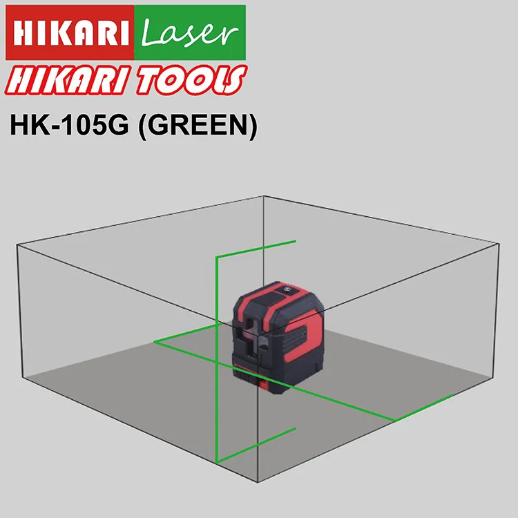 New product Green laser level cross line Green bright and wide green laser level