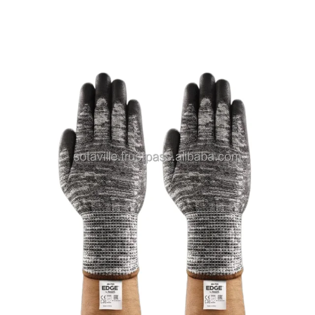 Hot-selling Durable Work Gloves Men with Flexibility and a Close Fit Pu Palm Coated Anti Cut From Vietnam