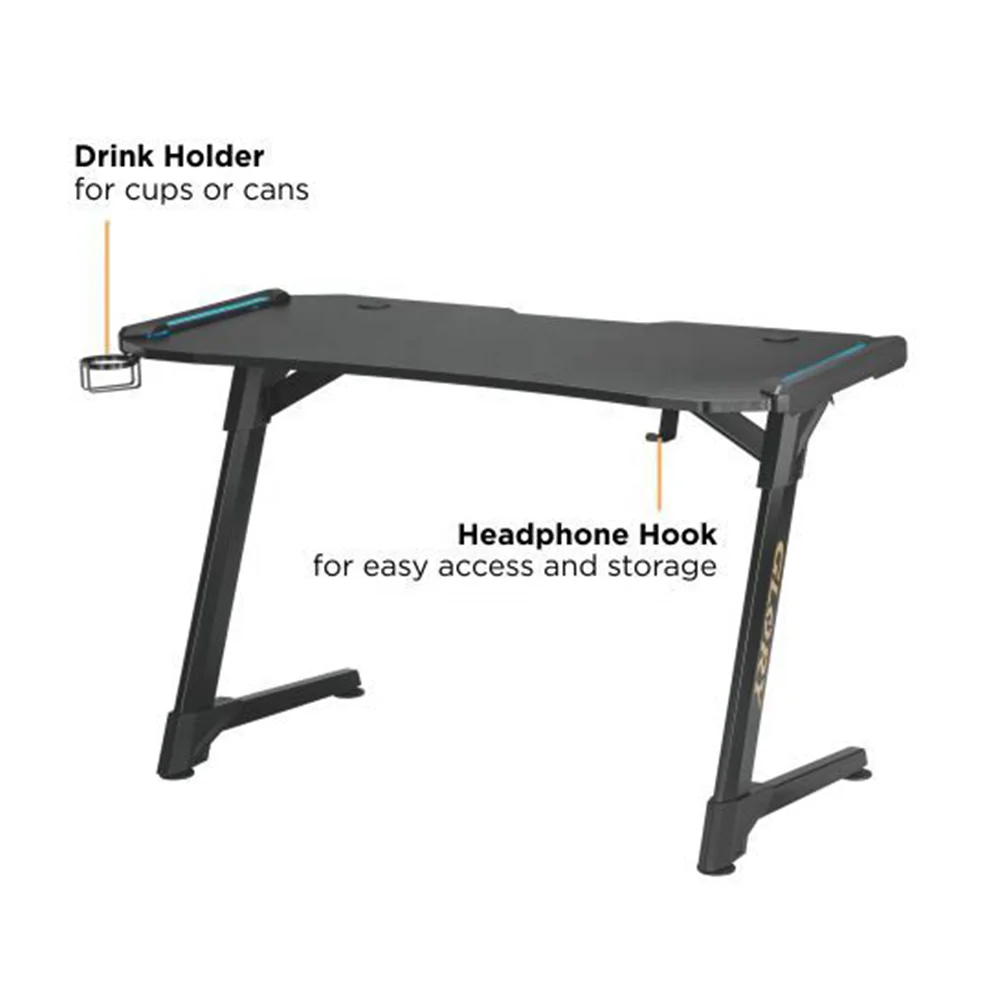 GMD04-1 компьютерный игровой стол качественный с RGB многоцветной подсветкой Настольный