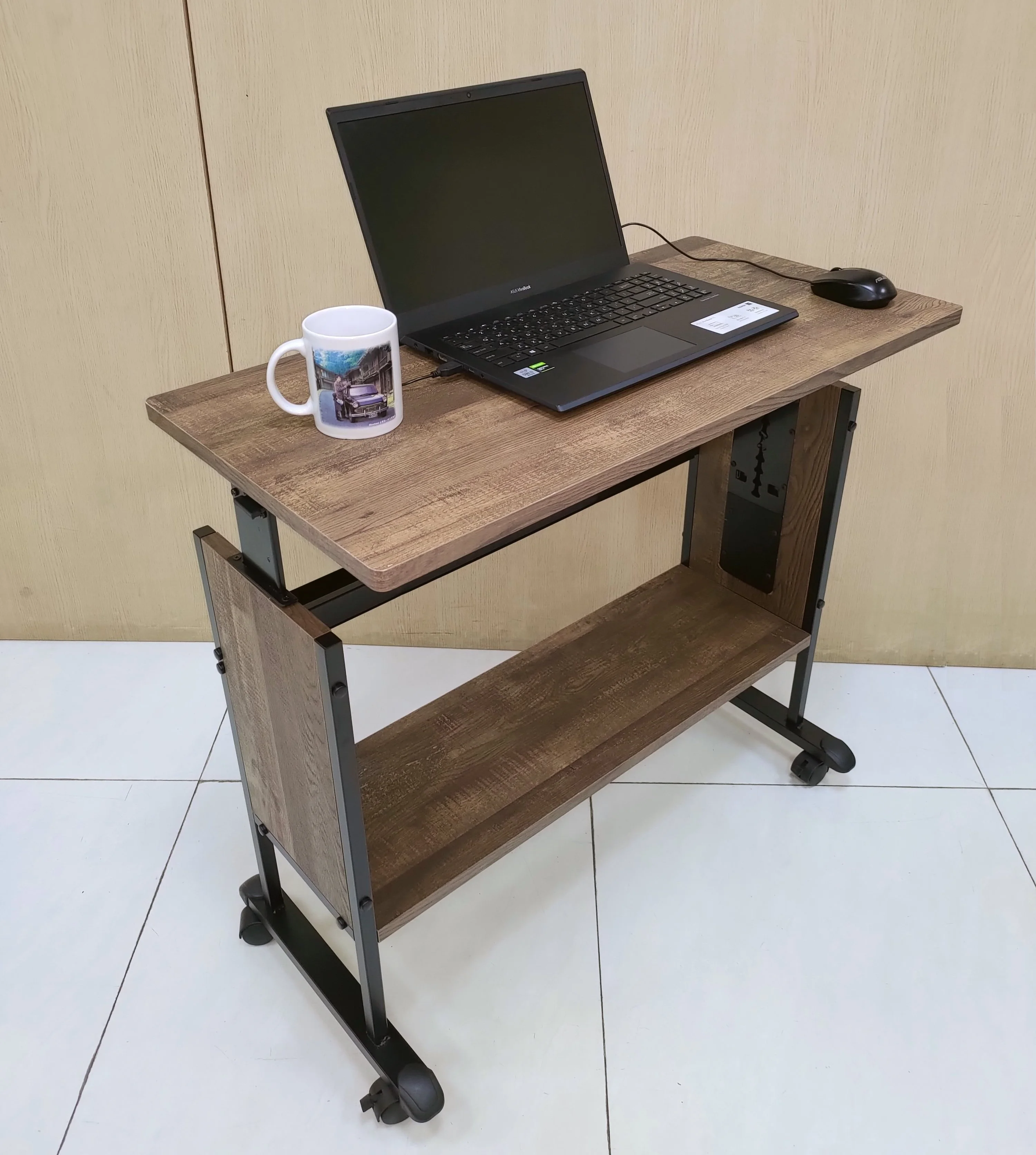High Quality Adjustable Desk with charging cable storage slot Adjustable Laptop Table