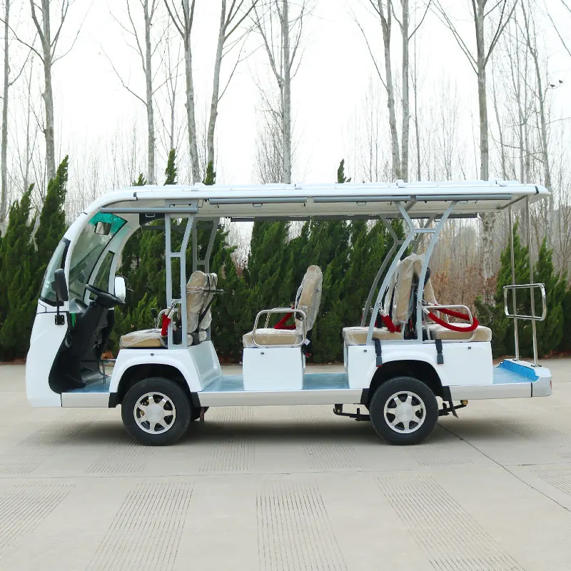 11 Seats Wholesale China Electric Bus Sightseeing Bus & Car Classic Beautiful Design Electric Tourist Car Shuttle Tourist Bus