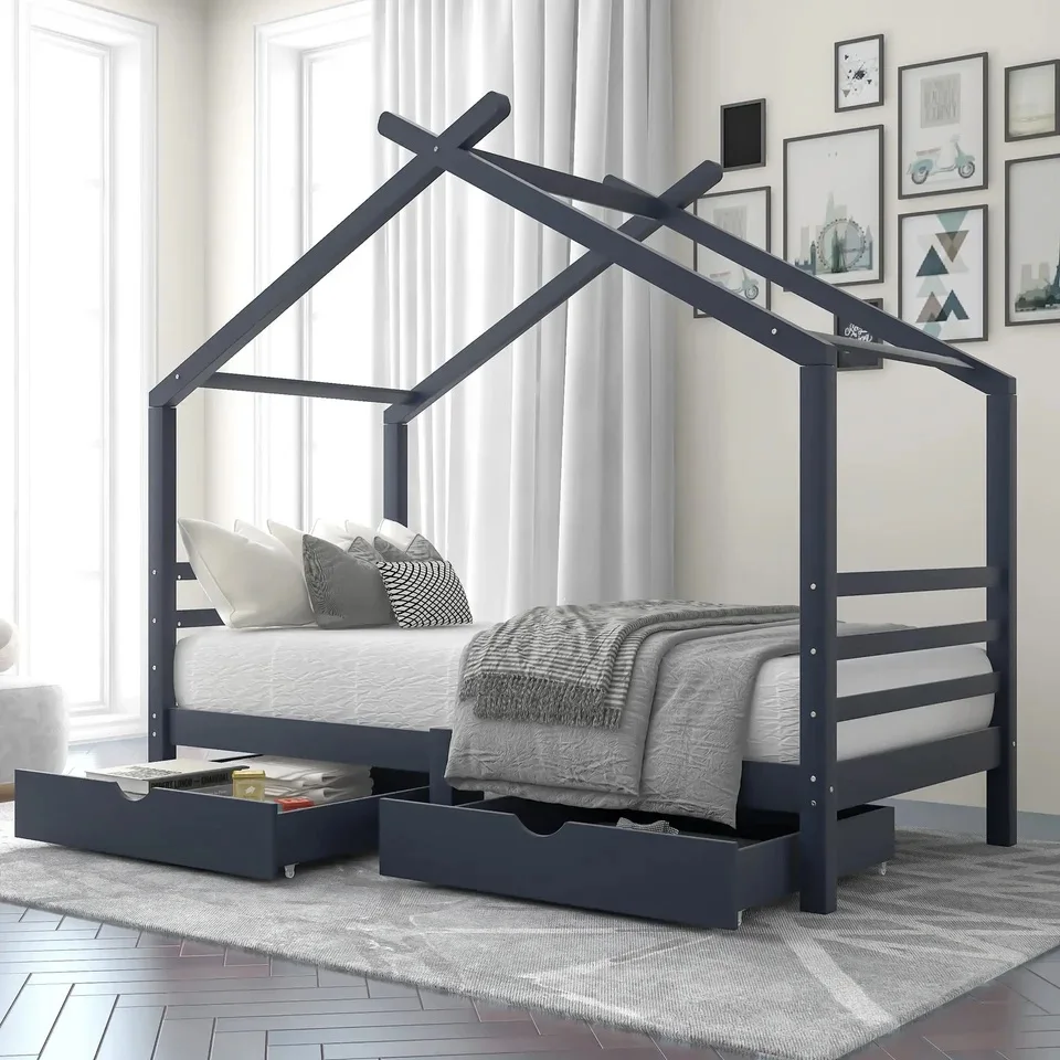 TNT Kids Bed Best Price Wooden Tree House Bunk Bed Kids in Children Beds With Drawers