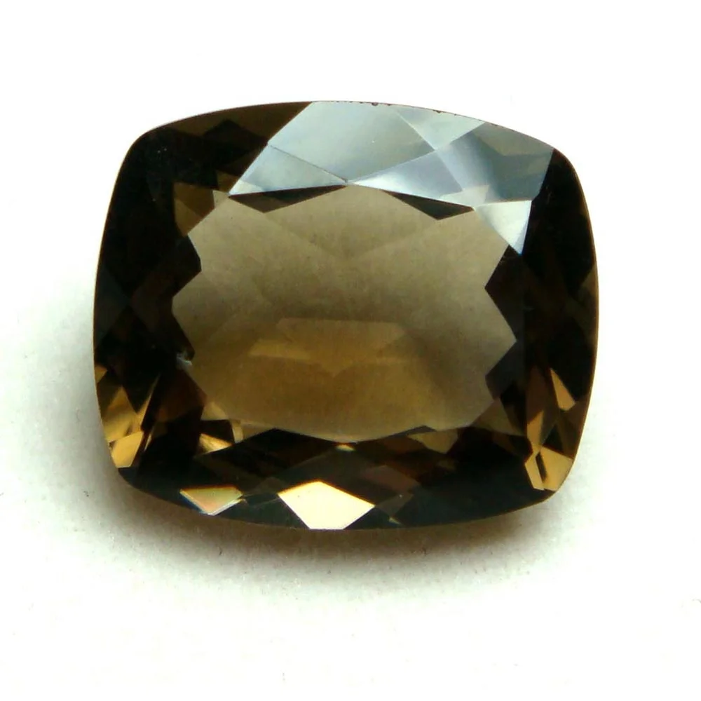 АА + подушка с огранёнными натуральными дымчатыми кварцевыми драгоценными камнями