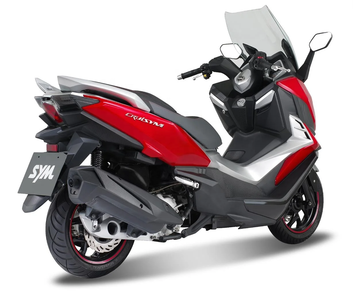 Подлинный глушитель выхлопных газов SYM Cruisym 250i/300i (без катализатора), 18000-LM1-000