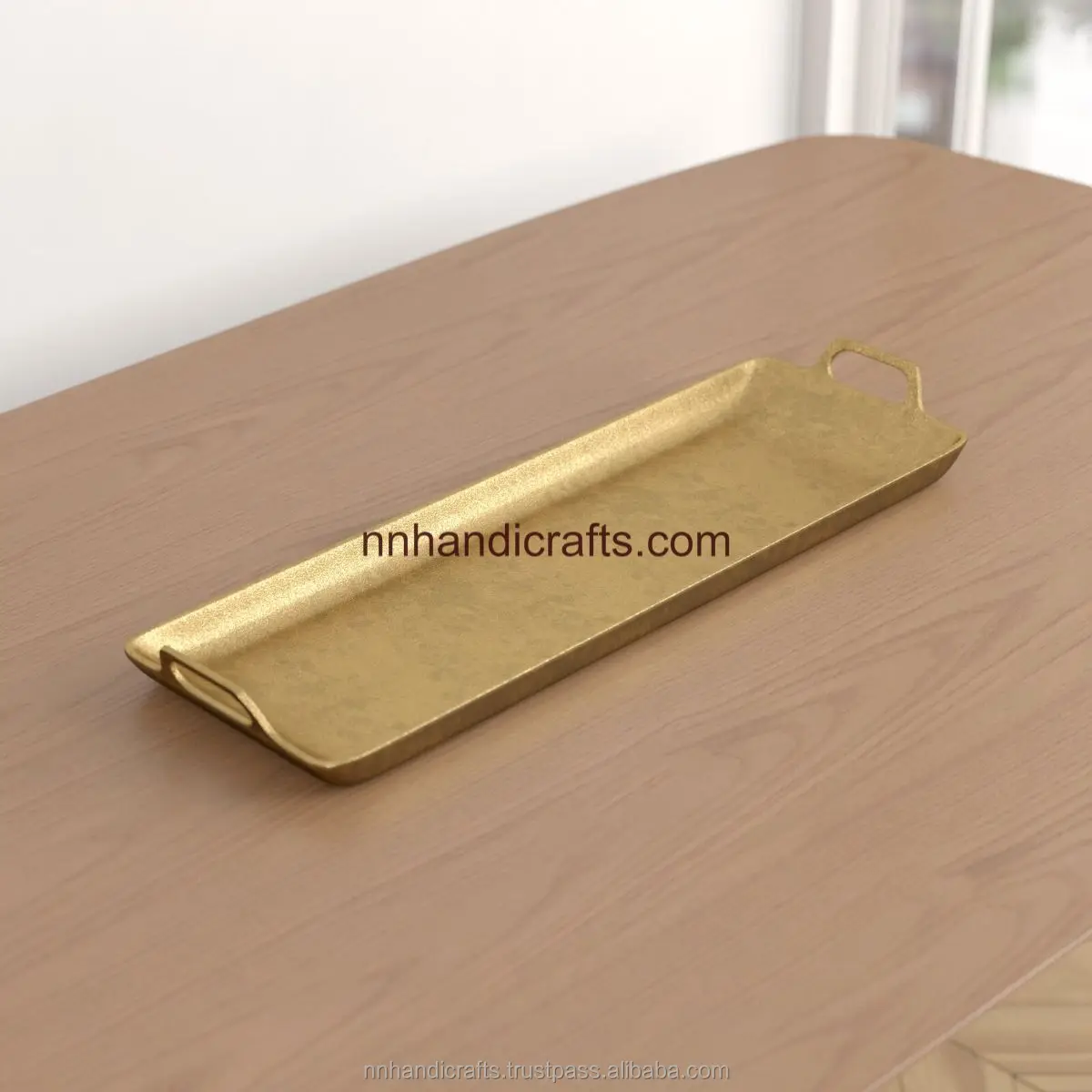 Unique Latest Design Golden Luxury Metal Mirror Round Serving Tray Plate Platter Dish Server For Gift Party Table Home Hotel Bar