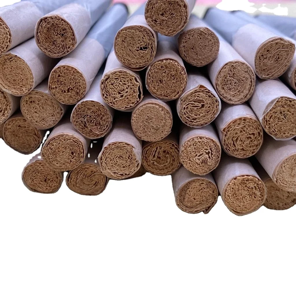 Flavored Punched and Un Punched Corn Husk filter tips in bulk for all sizes Natural pre rolled leaf cordia and tendu