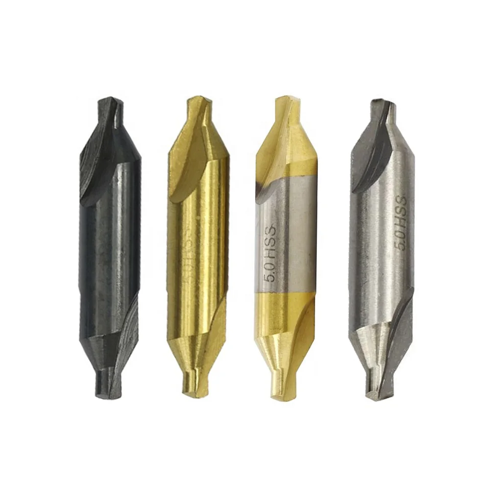 ABR Type High Speed Steel Carbide Combined Countersink Center Drill Bit For Drilling