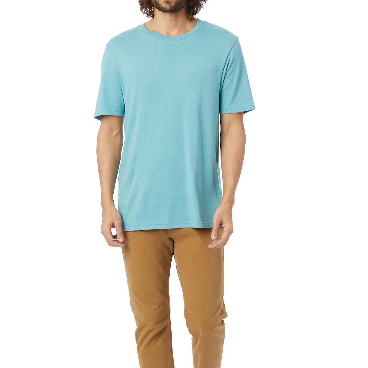 
Man Clothes Wholesale Sport Bulk Blank Casual T-Shirt Low Moq Organic Cotton Gym T Shirt For Mens 