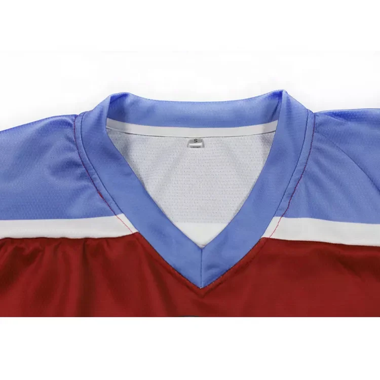 Top quality sublimated ice hockey jersey customized designs logos and best custom material cheap wholesale price