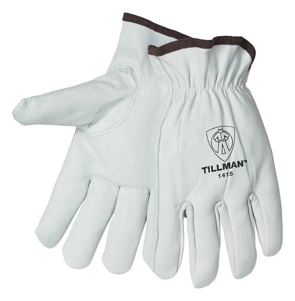 Goatskin Driver Leather Working Gloves Driving Gloves Custom Logo Anti Smash gloves