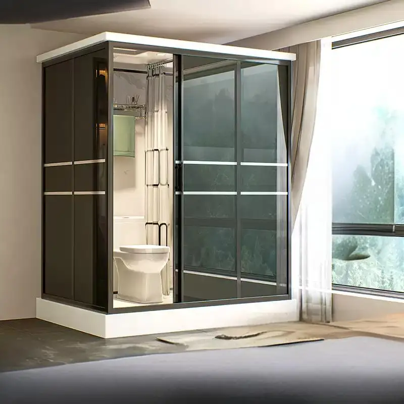 Factory Direct Portable Home Prefab Bathroom Modern Design Shower Cabin Prefabricated Full Bathroom for Hotel