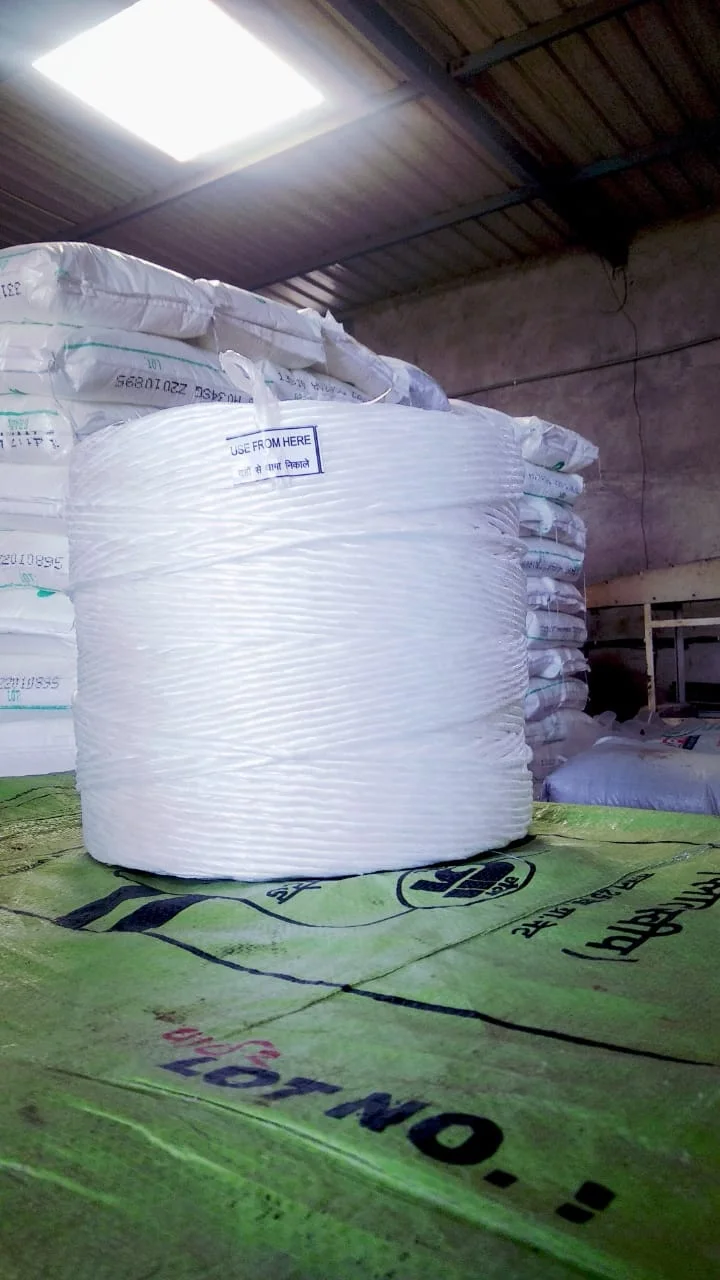 Indian Factory Baler Polypropylene Twine Wrapping Net Ropes Agriculture Farm Used and Packing Wrapping Baling Twine Pp Fishing Marine Usage Cordel de agricultura