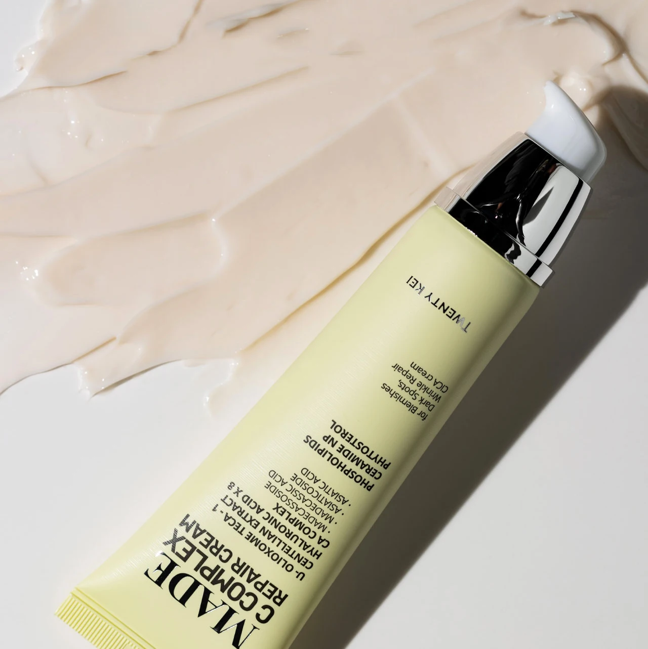 Twenty Kei 50ml MADE C Complex Repair Cream with Korean Hyaluronic Acid and Centella Natural Ingredients for Skin Repair