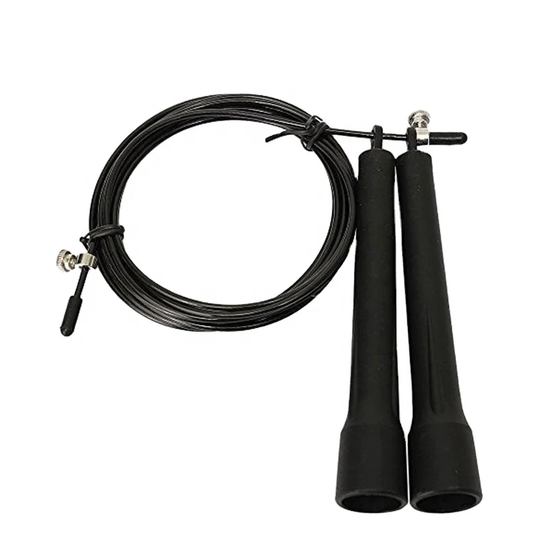 Guli Fitness Adjustable Speed Rope Plastic Cable Speed Heavy Weighted Skipping Rope Cheap Steel Wire Jump Rope