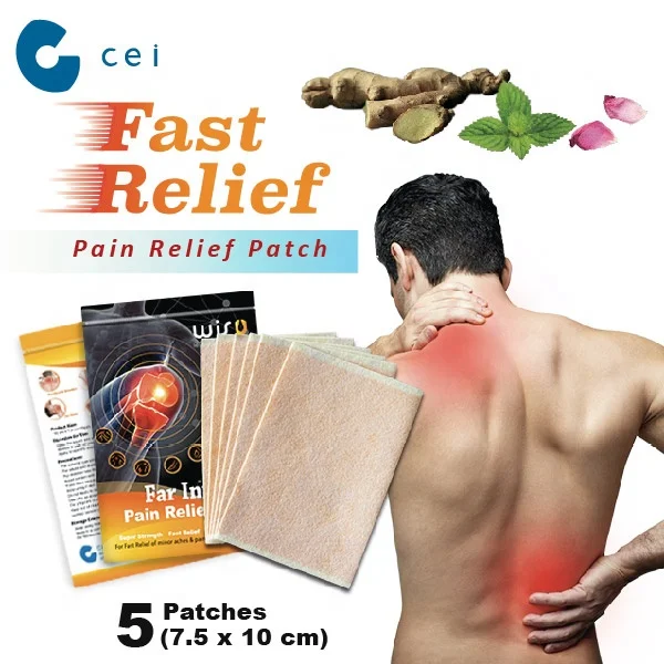 Lastest Chinese Herbal Pain Relief Patch Sport Injury Muscle Joint Infrared Patch
