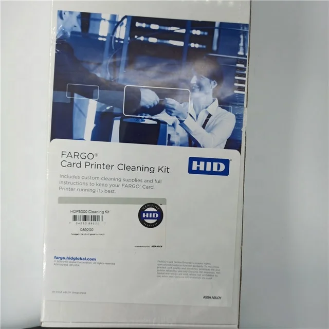 Hidfargo 89200 Card Printer Cleaning Kit For Fargo HDP5000  HDP5600 ID Printers