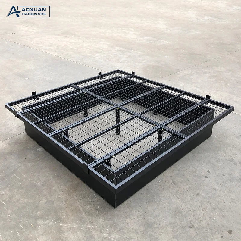 
Best Price Heavy Duty Sturdy Super King Thickened Metal Platform Bed For Hotel 