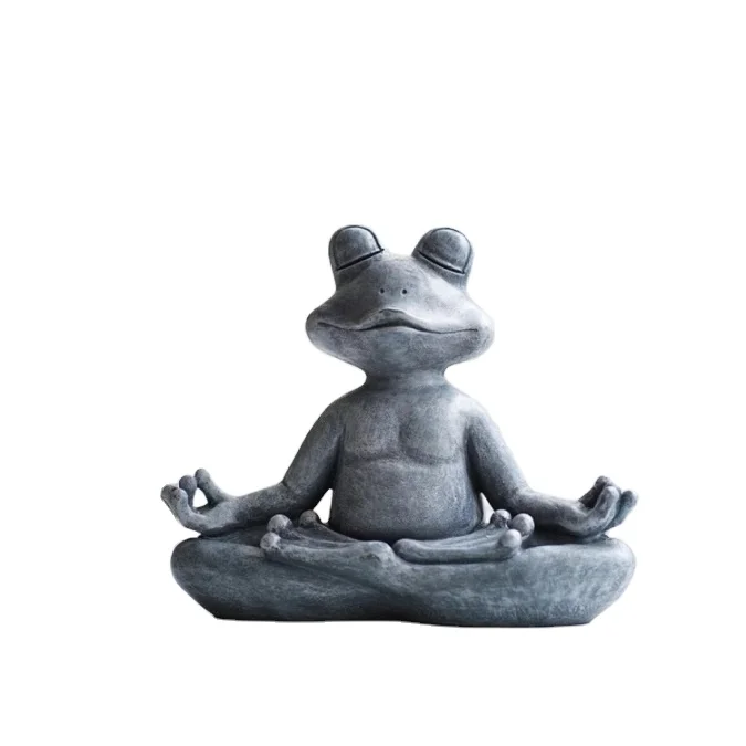 Дарли медитирующая Йога лягушка Статуэтка рождественские подарки для любителей дзен йоги новоселье