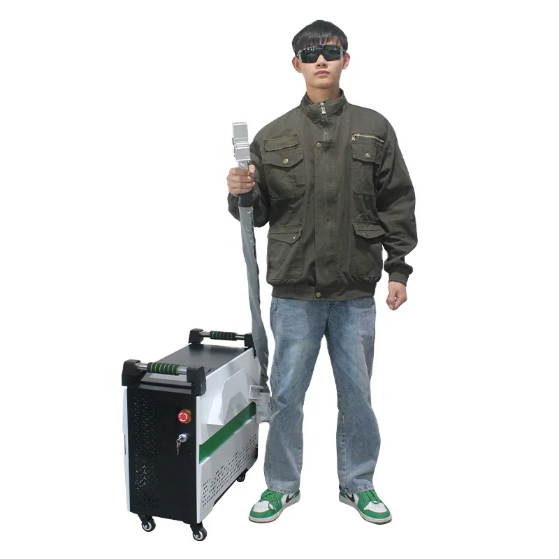 Customizable Continuous Laser Rust Removal 700W 1200W Laser Paint Stripping Machine for Sale