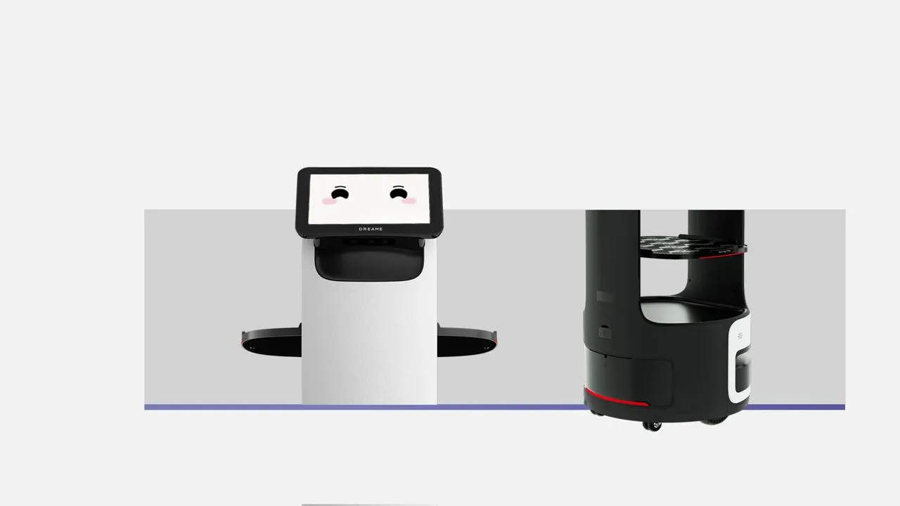 Autonomous food delivery robot Restaurant service automatic recharge for restaurant intelligent robot